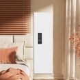 thumbnail image 2 of 53" Fingerprint Touch Panel In-Wall Hidden Gun Safe for Rifles with Adjustable Shelving, Multi-Storage Solution for Firearms & Valuables with Military-Grade Security (White), 2 of 9