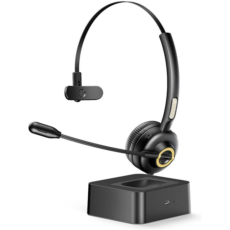 Trucker Bluetooth Headset Hands Free Wireless Headphones for Cell