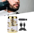 thumbnail image 4 of Bunblic Mini Rasoir Portable Rechargeable Humide et Sec IPX4 Étanche pour Voyage en Voiture Blanc, 4 of 5