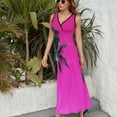 thumbnail image 3 of Pink Palm Puerto Rico Sleeveless Dress summer dress women dress summer beach dress Clothing, 3 of 6