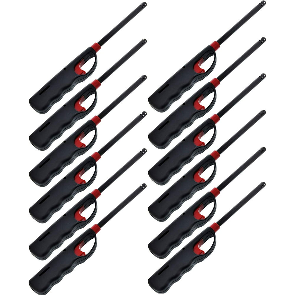 12 Pack Multipurpose Refillable Lighters Utility Kitchen Barbecue Butane Stove Kitchen