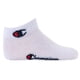 thumbnail image 2 of Champion Calcetines para Niños, Paquete de 3 - Quarter, Color sólido Blanco 27-30, 2 of 3