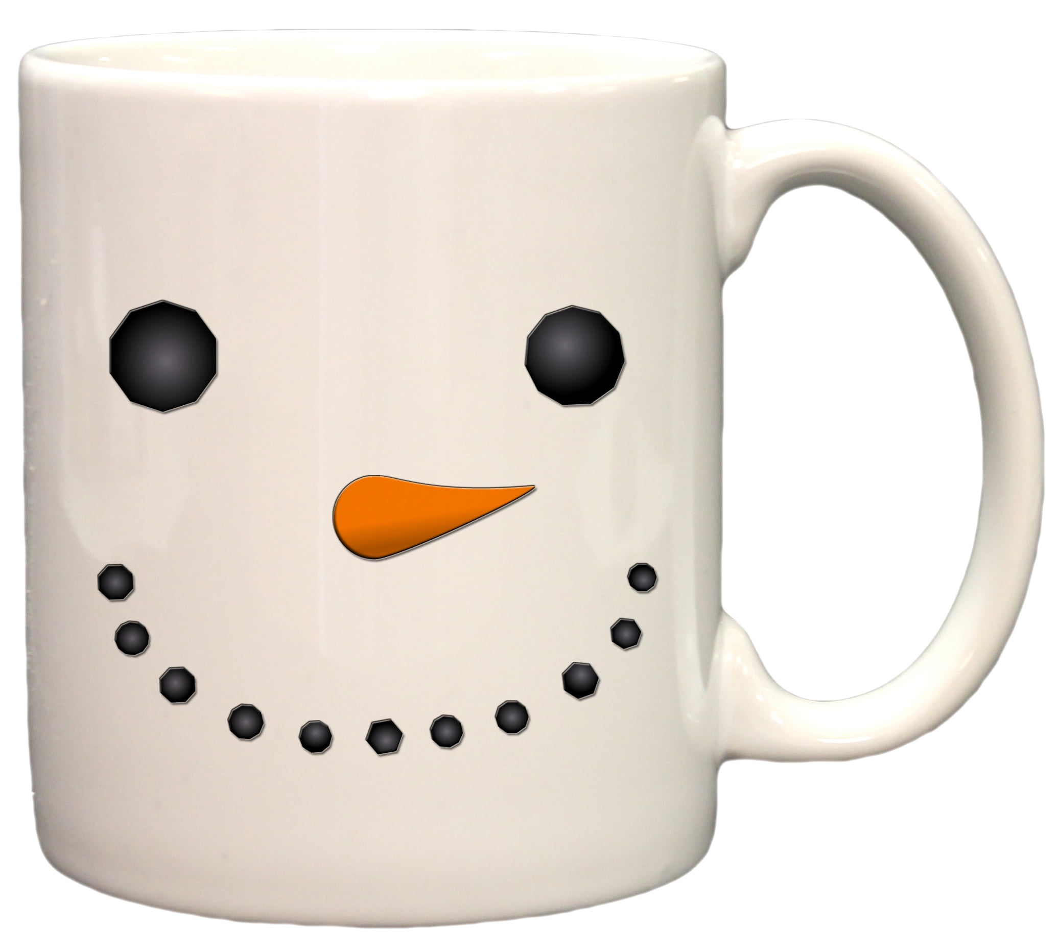 Snowman Face Funny Christmas 11oz Coffee Mug