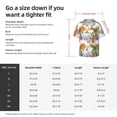 thumbnail image 5 of Fotbe Gnome and Surfing Camisa Estampada de Manga Corta para Hombre, Casual de Verano, Estilo Playero, Sin Arrugas-Large, 5 of 5