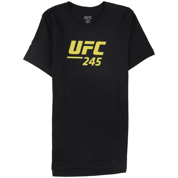 Playera gráfica UFC para hombre No. 245 Dec 14 Las Vegas negra mediana