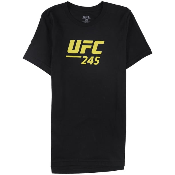 Playera gráfica UFC para hombre No. 245 Dec 14 Las Vegas negra mediana