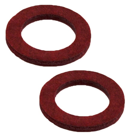 Ford Intake Bolts - NCA99180B - Two (2) Fuel Sediment Bowl Carburetor Banjo Bolt Gaskets For Ford 600 3/8