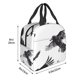 thumbnail image 3 of Easygdp Monochrome Flying Ravens Bolsa Térmica Premium - Tela Oxford Impermeable, Gran Capacidad, Bolsillo Frontal, Unisex para Trabajo, Escuela, Actividades al Aire Libre y Picnics, 3 of 8