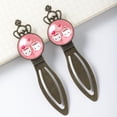 thumbnail image 3 of Valentine's Day Elegant Vintage Copper Crown-Shaped Bookmarks - Set of 2 Stainless Steel Book Markers, Reading Accessories, 3 of 5