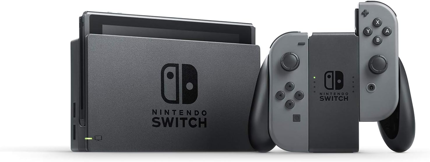 Nintendo Switch Console with Gray Joy Con with MightySkins Voucher - Limited Bundle (JP Edition) - image 3 of 6