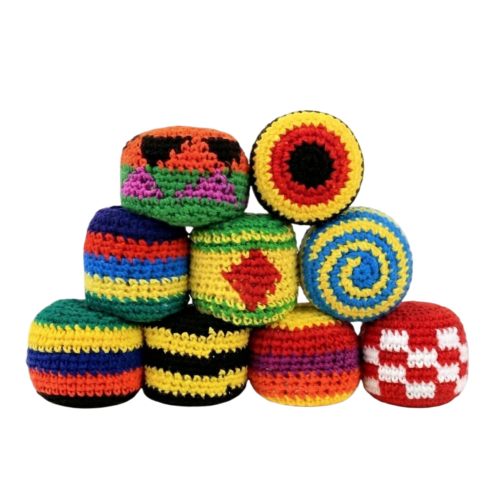 9Pcs Vibrant Assorted Color Canvas Sandbags Tossing Toys, Kids Outdoor Lawn Activity Motor Skills Target Tossing Game, Heavy Duty Double Stitched Tear Resistant Outdoor Play Equipment For Boys Girls