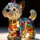 thumbnail image 1 of Lámpara de mesa con diseño de Yorkshire Terrier, luz nocturna artística de la serie Dog, regalo de cumpleaños y Navidad, lámpara de mesita de noche con vitrales de arcoíris, con un brillo ambiental c, 1 of 8