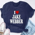 thumbnail image 2 of EcoLoom I Love Jake Webber Short Sleeve Unisex T Shirt, 2 of 6