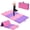3.6FT x 6FT-Pink and Purple, variant on Wesfital Gymnastics Mat 4-Fold Tumbling Pink 6 ft x 3 ft x 2 in Thick