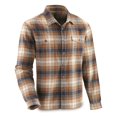 thumbnail image 3 of Guide Gear Long Sleeve Flannel Shirt, Irregular Rifle Green Plaid L Tall, 3 of 5