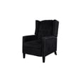 thumbnail image 7 of ARCTICSCORPION Classic Elegant Wingback Button Tufted Recliner Chair, Black, 7 of 7