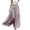 Purple, variant on Lnmiateer Women Summer Beach Boho Long Skirt Linen Fabric Smocked High Waist Layered Flowy A Line Design Shell Star Casual Vacation Daily Wear