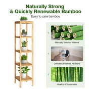 5-Tier Multi-function Shelving Unit, Free Standing Kitchen Rack, Corner Shelf, Display Stand
