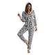 thumbnail image 3 of Pijama de dibujos animados para mujer adulta, mono de Navidad, sudadera gruesa con capucha, ropa de dormir coreana, Invierno, 3 of 3