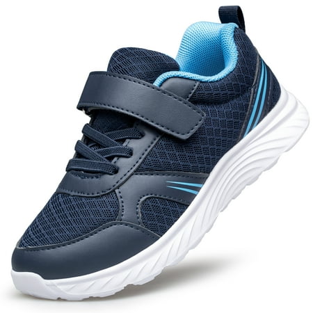 

vibdiv Kids Lightweight Sports Shoes Running Sneakers for Boys and Girls Navy Blue Size 13.5
