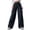 *Black, variant on VBVC Women's Y2K Drawstring Cargo Pants,Wide Leg Baggy Parachute Pants For Women,Ladies High Waisted Streetwear Trousers with Pockets,Army Green,S-5XL