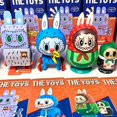 thumbnail image 3 of Serie de juguetes de elfos monstruosos, 1 pieza o 12 piezas, figura de acción de Labubu, adorno decorativo hecho a mano de dibujos animados, lindos regalos de cumpleaños para fiestas, juguetes, 3 of 5