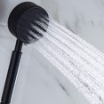 thumbnail image 5 of Ventas promocionales Cabezal de ducha con manguera y ducha de mano de 78 mm de diámetro con manguera de ducha de 1,5 m, ducha de mano de acero inoxidable que ahorra agua y de alta, 5 of 5