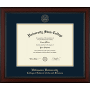 Villanova University College of Liberal Arts and Sciences Diploma Frame, Document Size 16" x 12"