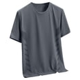 thumbnail image 4 of XIAOCHA Men Quick Dry Short Sleeve Crew Neck T Shirt Geometric Print Athletic Workout Casual Tee, 4 of 4