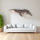 thumbnail image 1 of Ornamento Colgante de Ballenas de Madera, Tema Oceánico de Ballena de Madera Exquisita Exquisita para El Dormitorio para Estudio, 1 of 7