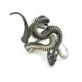 thumbnail image 2 of Xinyolin 2Pcs Exaggerated Punk Wrapped Rings Copper Bronze - Snake Shape Men Adjustable Rings for Cocktail Party, 2 of 7