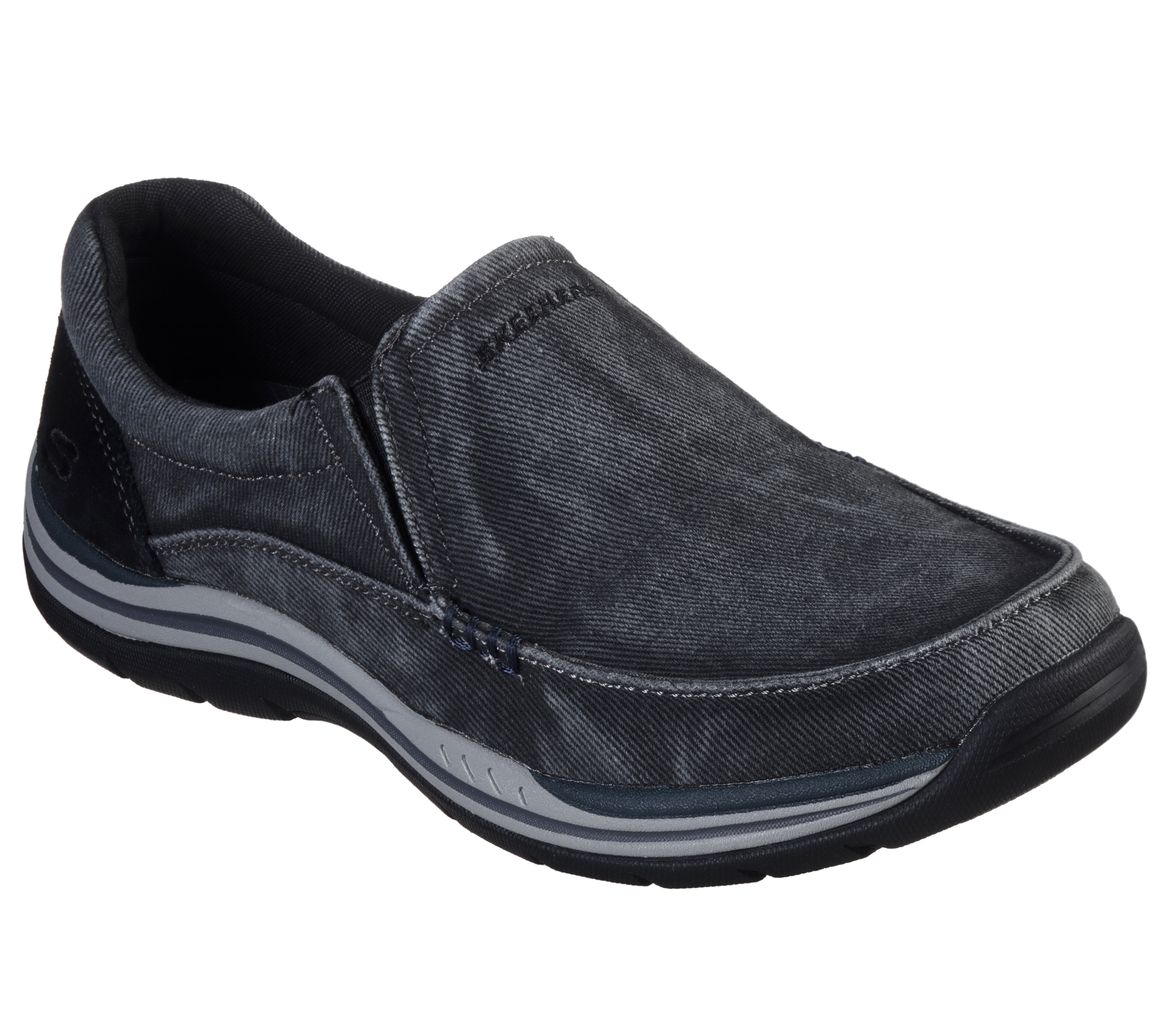 Skechers Men's Relaxed Fit Expected Casual Shoe Width - Walmart.com