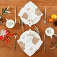 thumbnail image 4 of 1 Pack 20'' x20" Satin Table Napkins Dinner Napkins for wedding Party Decoration events Cute Capybara Pattern, 4 of 6