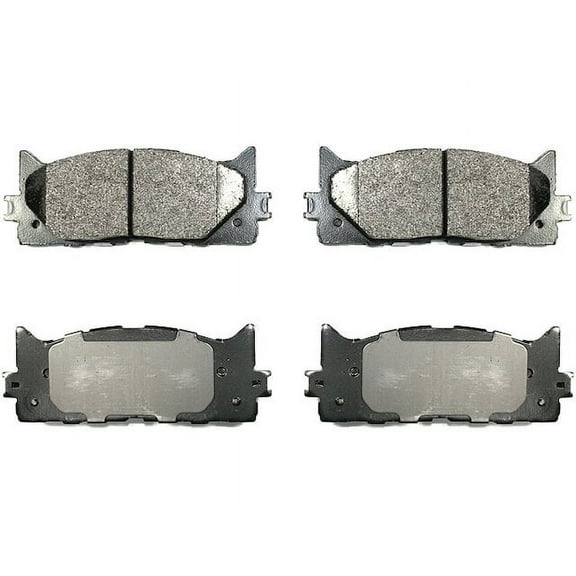 Front Brake Pad Set - Compatible with 2007 - 2017 Toyota Camry 2008 2009 2010 2011 2012 2013 2014 2015 2016