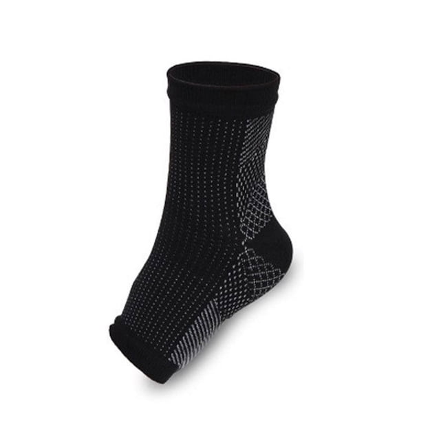 Calcetines tobilleros con funda de presión localizada, calcetines deportivos moldeadores de color sólido