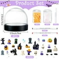 thumbnail image 2 of Halloween Snow Globe Craft Kit, Fun DIY Spooky Pumpkin Water Globes Making Kits Toys, Snow Globes Grave, Ghost, Bat Witch & Skull Party Favor Ornaments, Perfect Halloween Decorations Gifts, 2 of 7