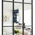 thumbnail image 5 of Mirror Full Length, 65"x22" Large Rectangular Mirrors, Window Pane Wall Mirror, Black Full Body Mirror with Aluminum Frame, Farmhouse Standing Mirrors Hanging or Leaning for Living Room,No Stand, 5 of 15