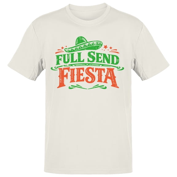 Fiesta Sombrero Party Men's Off-White T-shirt