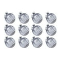 thumbnail image 3 of 12PCS Clear White Christmas Ball Ornaments Sets 2.36Inch Christmas Craft Snowball Hanging Ornaments Pendants Transparent Xmas Home Indoor Outdoor Holiday Wedding Party Decoration, 3 of 6