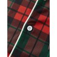 thumbnail image 5 of Christmas Family Pajamas Matching Set Plaid Pattern Holiday Sleepwear Set with Dog Shirt, 5 of 10