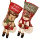 thumbnail image 4 of Calcetín de Navidad Decorativo Bolsa de dulces Colgante de tela Adorno navideño para la oficina en casa, Papá Noel, Muñeco de nieve, Animal Eigraketly HA000916-04B, 4 of 7