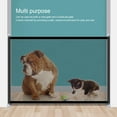 thumbnail image 3 of Portail en Maille Rétractable pour Chien avec Tissu Partiellement Transparent, Portail Multi-Usage pour Enfants et Animaux pour Portes, Escaliers, Utilisation Intérieure et Extérieure, 3 of 8