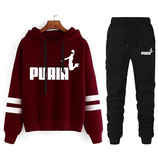 Chándal informal para mujer, traje deportivo holgado y cómodo, Sudadera con capucha a rayas para uso diario, conjunto de dos piezas a juego, 2024