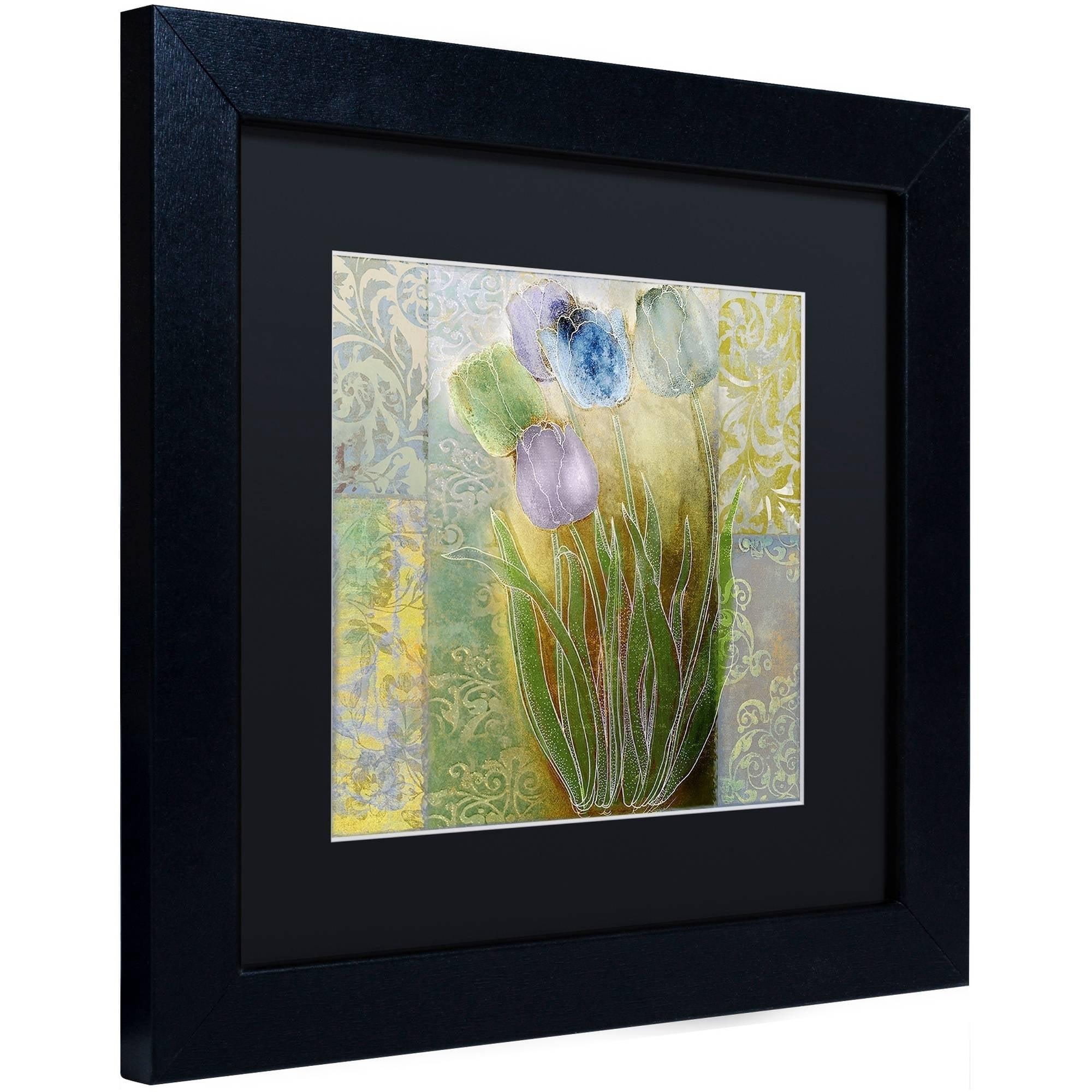 Trademark Fine Art "Emily II" Canvas Art by Color Bakery Black Matte, Black Frame