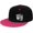 Pink, variant on Leopard Spots Patters Flat Bill Hats Contrast Hip Hop Baseball Cap Unisex Snapback Rock Caps