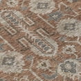 thumbnail image 5 of 5' X 8' Brown Gray And Charcoal Oriental Washable Indoor Outdoor Area Rug, 5 of 5