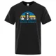 thumbnail image 2 of Camiseta estampada divertida con música sarcástica y texto "Nunca olvides" para hombre, holgada, de gran tamaño, informal, transpirable, de manga corta, 2 of 5