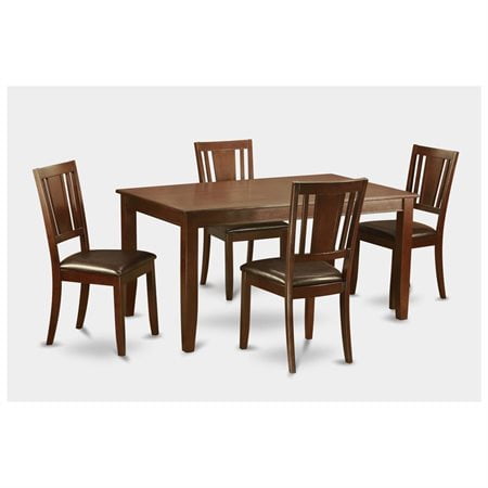 walmart dining room sets dudl5 mah lc 5 pc formal dining room set table and 4 walmart dining room sets dudl5 mah lc 5 pc formal dining room set table and 4
