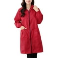 thumbnail image 4 of Pyhlmscde Women's Thin Work Clothes Windbreaker Coat, Womens Tops, Trench Coat Women, Fall Clothes, 4 of 6