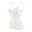White, variant on Women's Shelf Bra Camisole, Adjustable Spaghetti Strap Tank Top with Built-In Padded Bra, Seamless Wire-Free Support for a Smooth Look, Basic Layering Piece